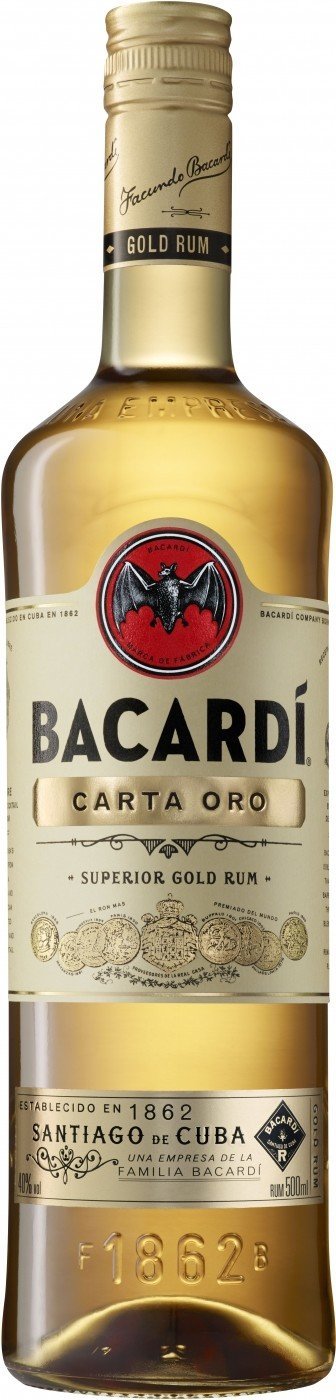 

Ром Bacardi Carta Oro от 2 лет выдержки 0.5л 40% (PLK5010677023917)