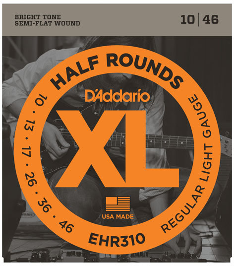 

Струны D`ADDARIO EHR310 Xl Half Rounds Regular Light 10-46