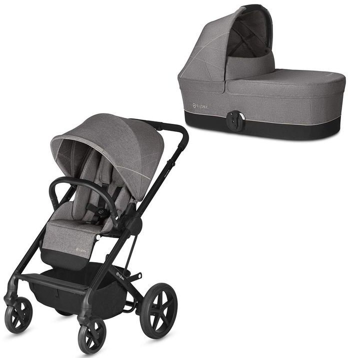 

Универсальная коляска 2 в 1 Cybex Balios S Manhattan Grey mid grey PU1 (518002939)