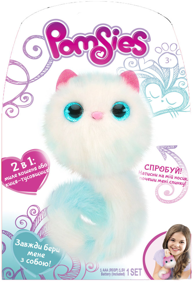 

Игровой набор с интерактивной кошечкой Pomsies – Снежа (свет, звук) (01951-Sn)