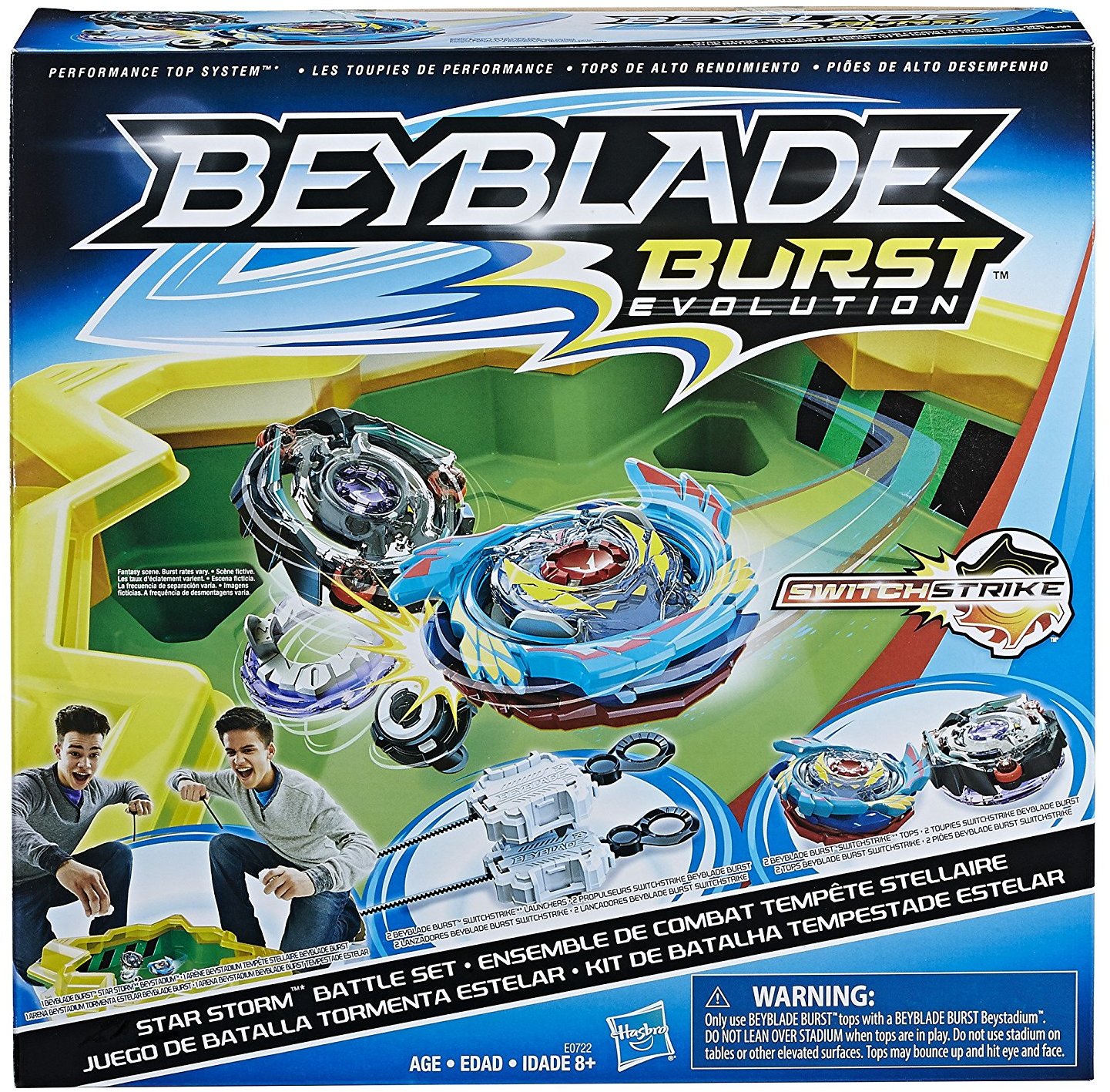 

Игровой набор Hasbro Beyblade SwitchStrike Набор Свич Страйк: стадион и волчок (E0722)