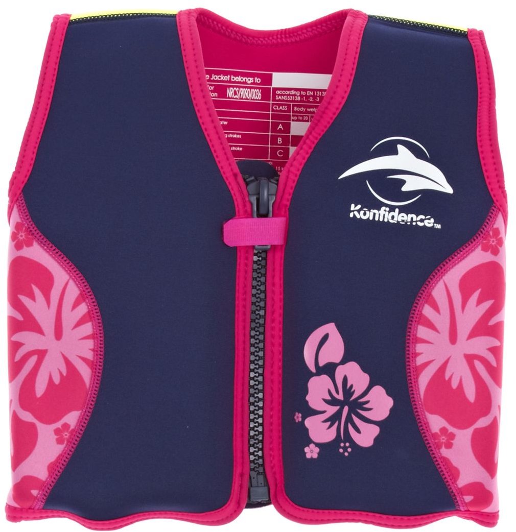 

Плавательный жилет Konfidence Original Jacket L 6-7 лет (KJ05-B-07) Navy/Pink/Hibiscus