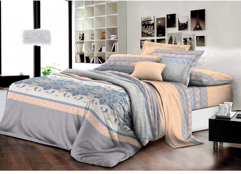 

Комплект постельного белья SoundSleep Palma Двуспальный евро Поплин (92256897)
