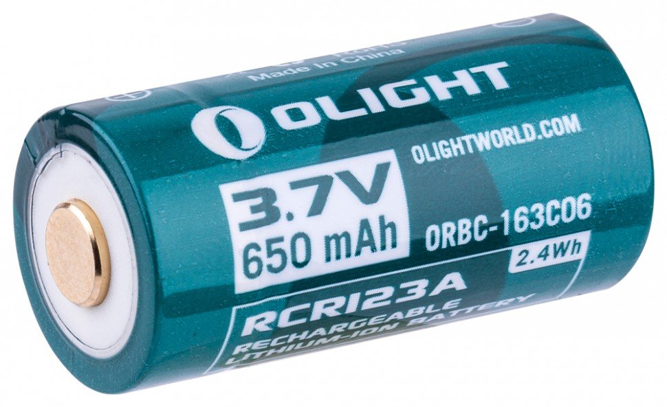 

Аккумуляторная батарея Olight Rcr 123 Li-Ion 650 mAh (2370.13.66)