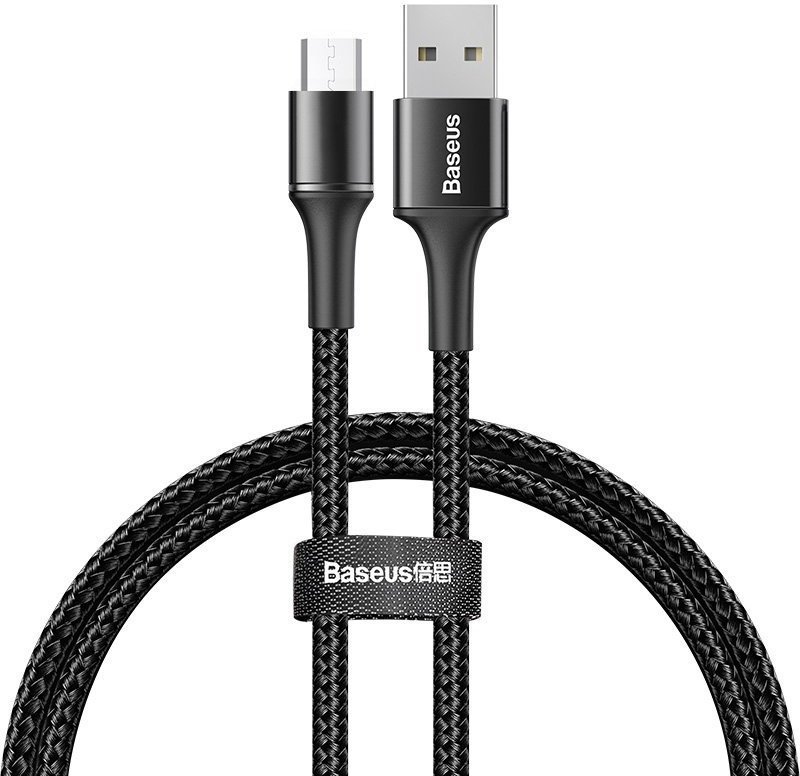 

Baseus Usb Cable to microUSB Halo Data Black 3A 1m (CAMGH-B01)