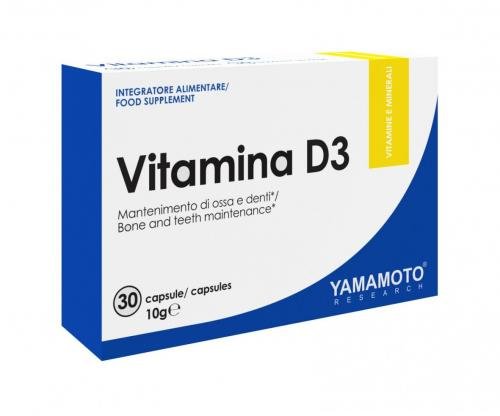 

Yamamoto Nutrition Vitamina D3 30 Capsules