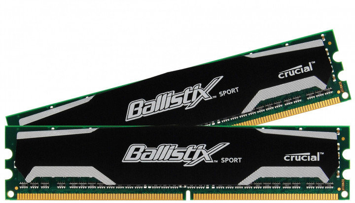 

Crucial 8 Gb (2x4GB) DDR3 1600 MHz (BLS2KIT4G3D1609DS1S00)