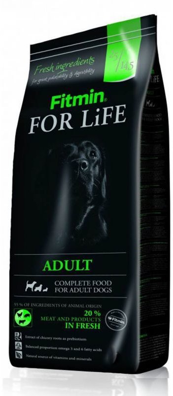 

Корм для взрослых собак Fitmin dog For Life Adult all breeds премиальный для всех пород 3 кг (ф9770)