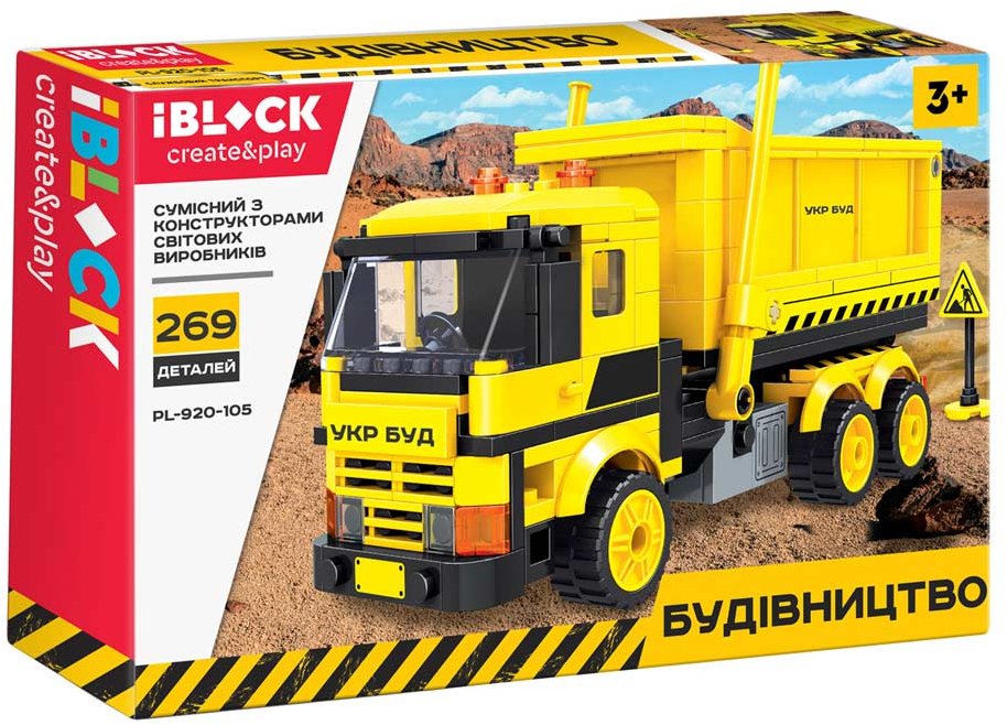 

Конструктор Iblock PL-920-105 Стройка, 269 деталей