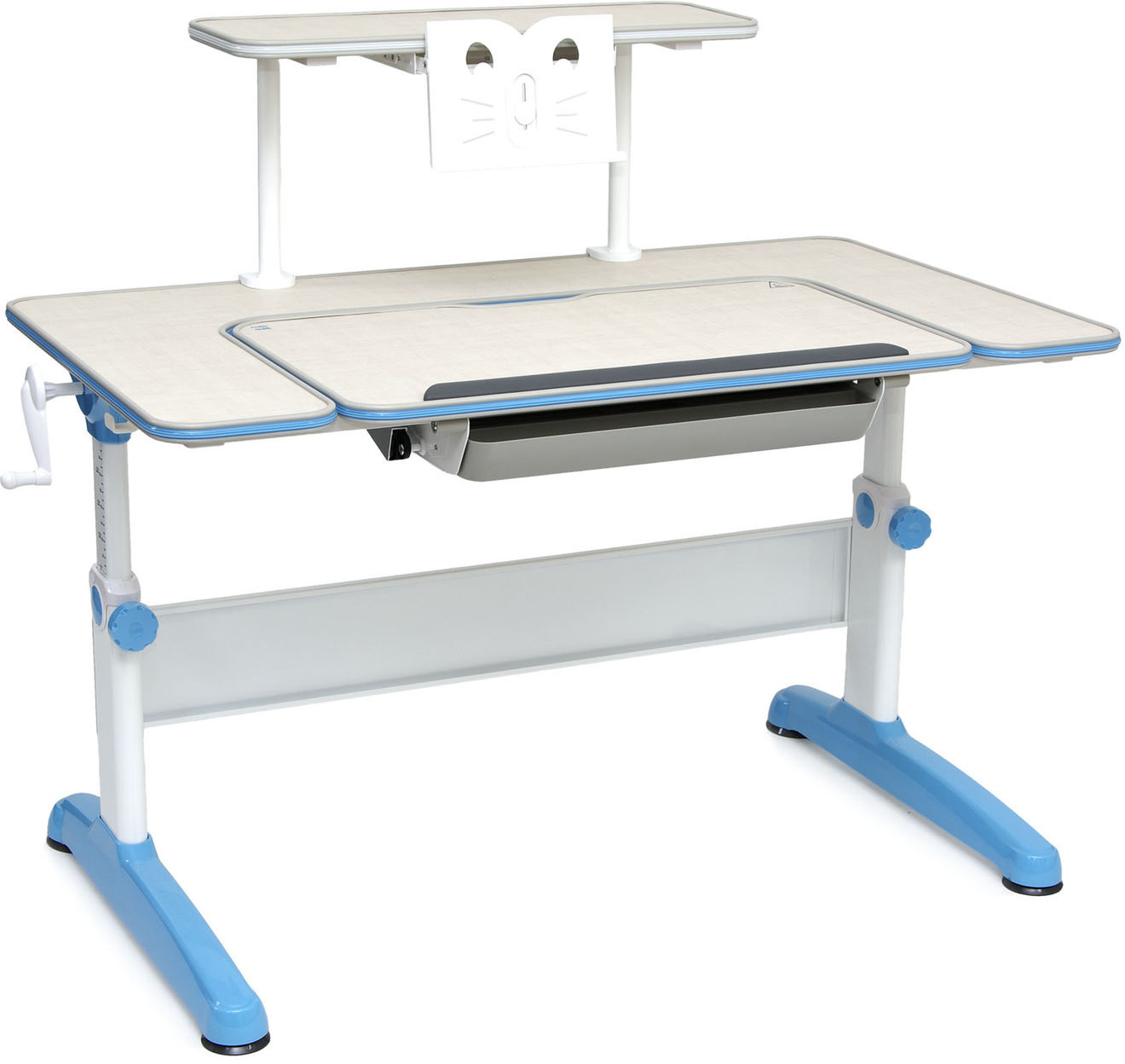 

Парта SingBee Q-Assembly U Blue + Книжная полка SBS-610 (SBS-603-BL + SBS-610)