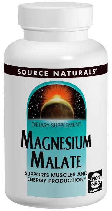 

Source Naturals, Magnesium Malate, 1250mg 180 Tab