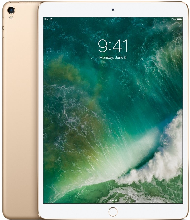 

Apple iPad Pro 10.5" Wi-Fi + Lte 64GB Gold (MQF12)