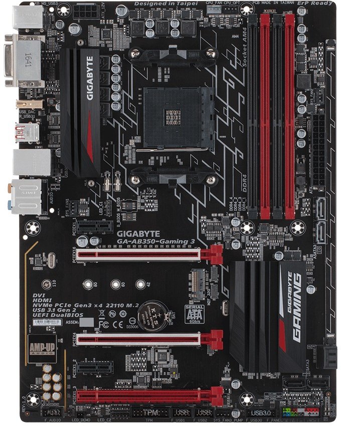 

Gigabyte GA-AB350-GAMING 3