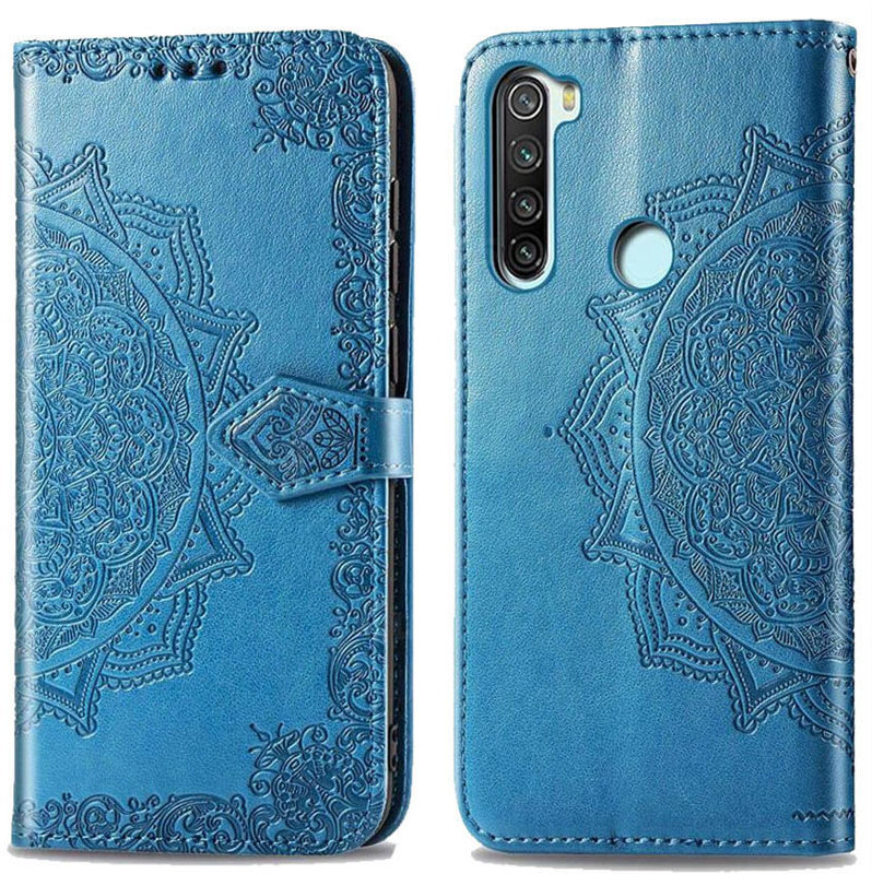 

Mobile Case Book Cover Art Leather Blue for Xiaomi Redmi Note 8T