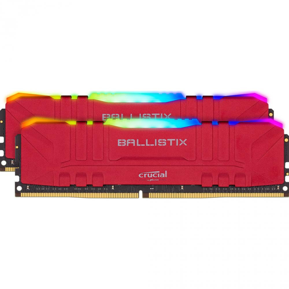 

Crucial 16 Gb (2x8GB) DDR4 3200 MHz Ballistix Rgb Red (BL2K8G32C16U4RL)