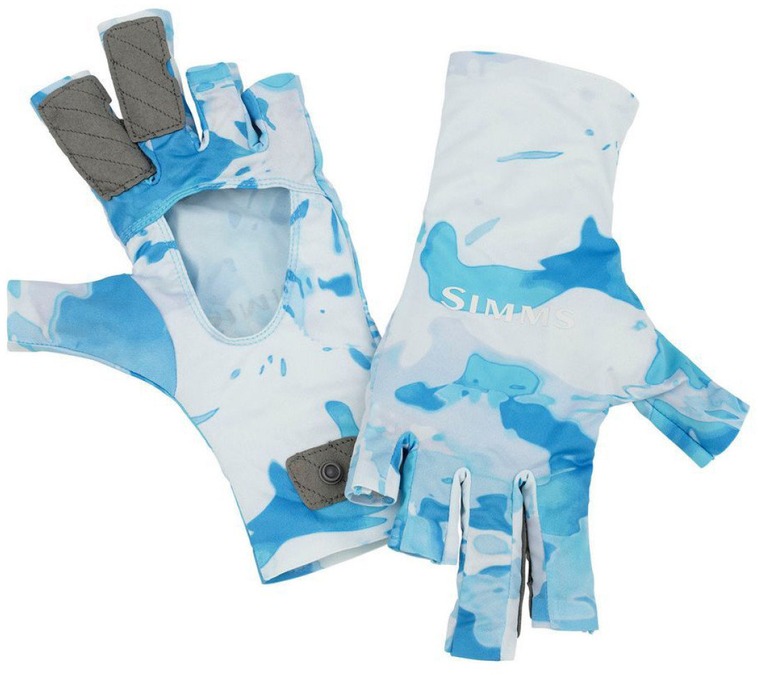 

Мужские митенки Simms SolarFlex SunGlove Cloud Camo Blue синие M (10489-940-30)