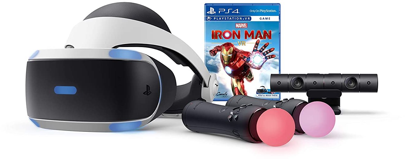 

Sony PlayStation Vr + PlayStation Camera + PlayStation Move + Marvel’s Iron Man Vr Bundle