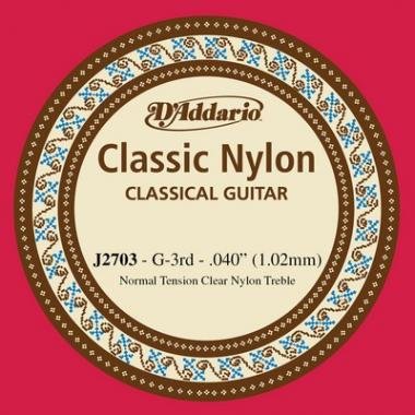 

Струна D`ADDARIO J2703 Classic Nylon Normal Tension - 3RD