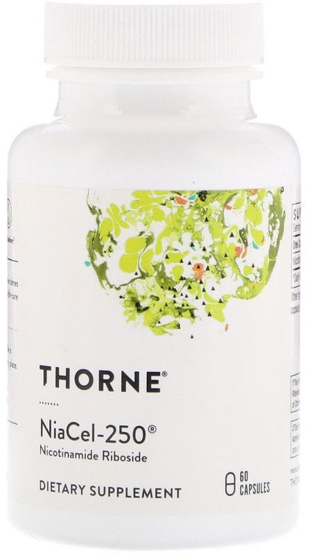 

Thorne Research Niacel-250 Nicotinamide Riboside 60 Veg Caps Никотинамид рибозид