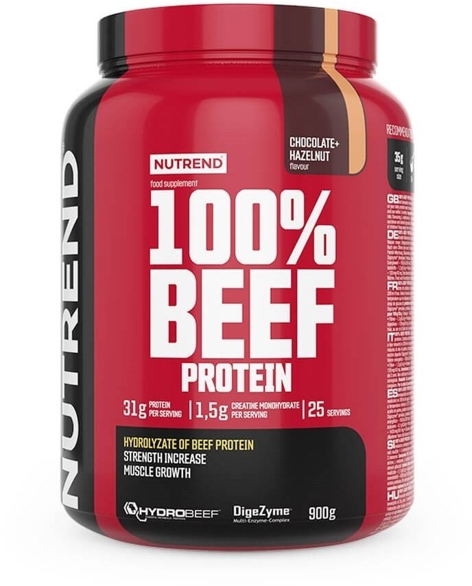 

Nutrend 100% Beef Protein 900 g /25 servings/ Chocolate Nut
