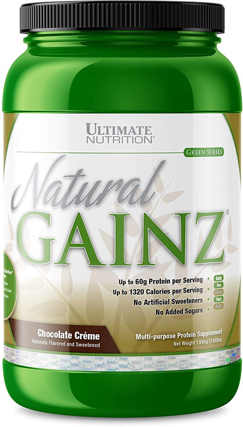 

Ultimate Nutrition Natural Gainz 1660 g /15 servings/ Chocolate Creme