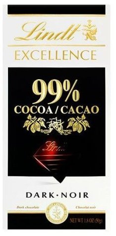 

Шоколад Lindt, черный 99 % ( 50 г ) (WT4148)