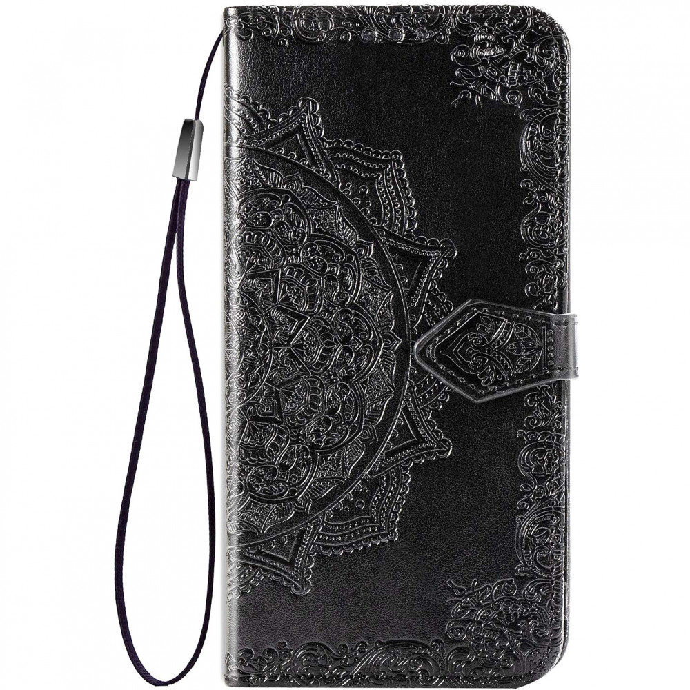 

Mobile Case Book Cover Art Leather Black for Xiaomi Mi Note 10 Lite