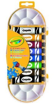 

Crayola 8 красок в тюбике с кисточкой (7407)