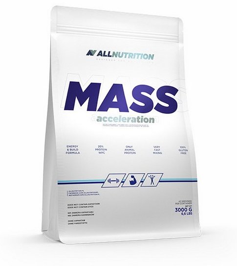 

All Nutrition Mass Acceleration 3000 g /42 servings/ Berry