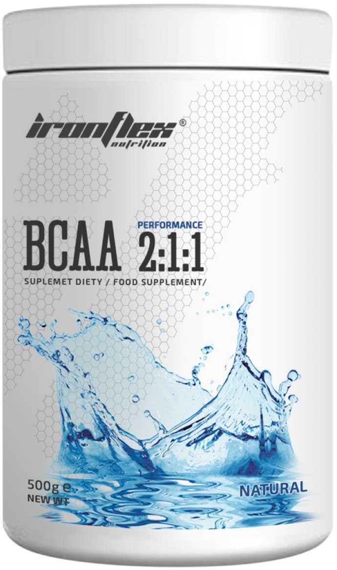 

Iron Flex Bcaa Performance 2-1-1 500 g /100 servings/ Natural