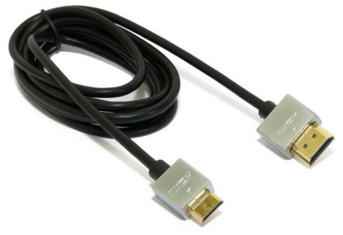 

Extradigital mini Hdmi to HDMI, 1.5m, v1.4b, 36 AWG, Gold, PVC, Ultra-Slim (KBH1606)