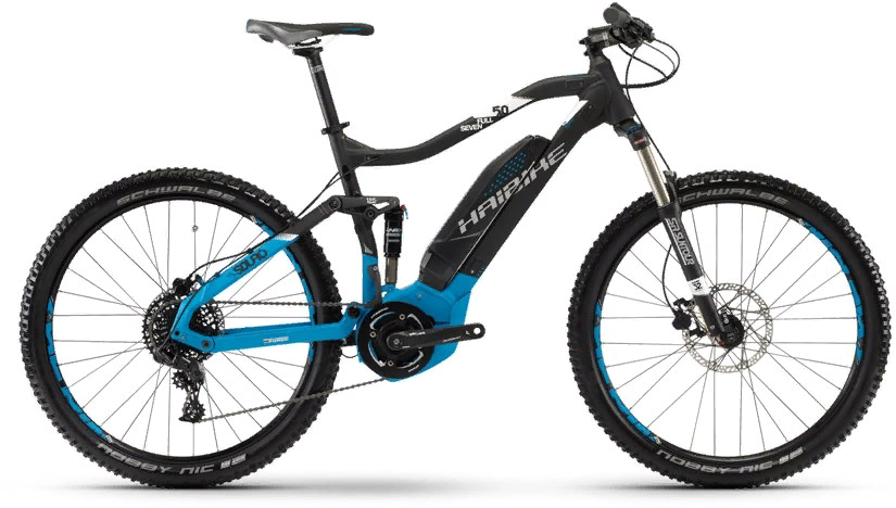 

Haibike Sduro FullSeven 5.0 27,5" 400Wh, рама 44см, ход:120мм, 2018 (4540122844)