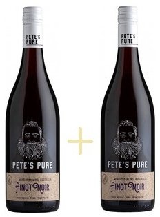Акція на Набор Pinot Noir, Pete's Pure 0,75 л + Pinot Noir, Pete's Pure 0,75 л (WT4058) від Stylus