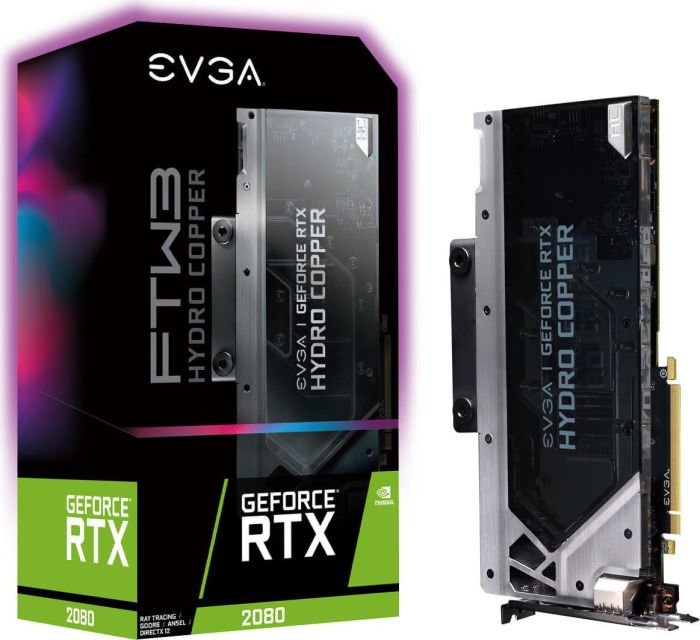 

Evga GeForce Rtx 2080 FTW3 Ultra Hydro Copper Gaming Water Cooling (08G-P4-2289-KR)