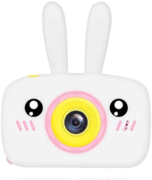 Акція на Цифровой детский фотоаппарат Baby Photo Camera Rabbit white від Stylus