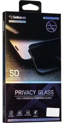 

Gelius Tempered Glass Pro 5D Privasy Glass Black for iPhone 12/iPhone 12 Pro