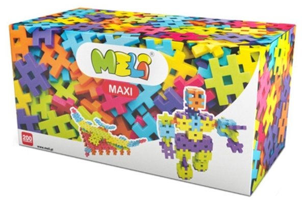 

Конструктор Meli Maxi 200 эл. (4,2х4,2см)