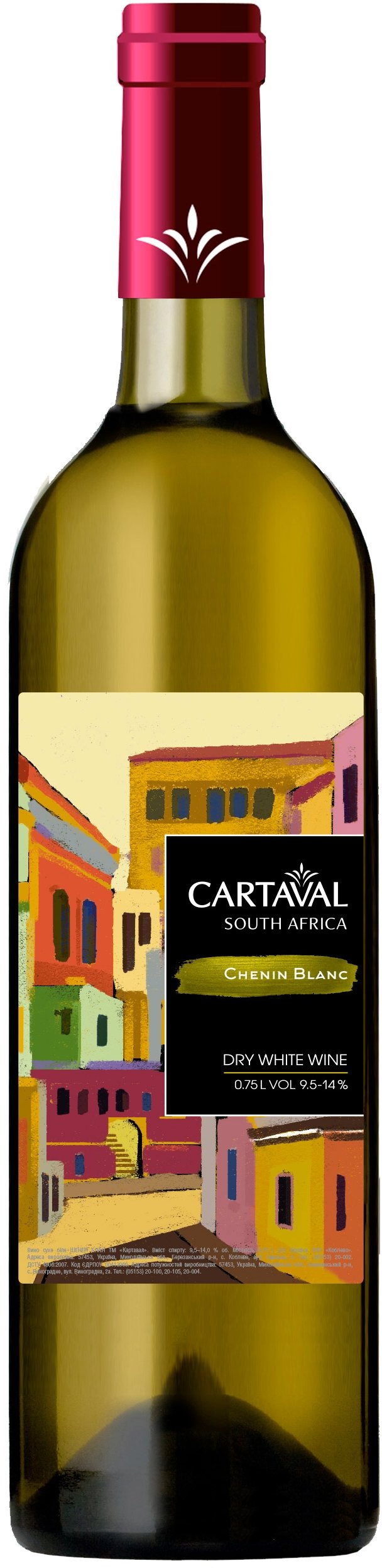 

Вино Cartaval "Chenin Blanc" (сухое, белое) 0.75л (BDA1VN-CAU075-006)