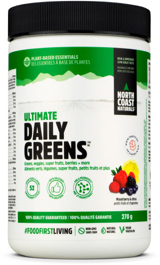 

North Coast Naturals Ultimate Daily Greens Фитонутриенты со вкусом сладкого холодного чая 270 г