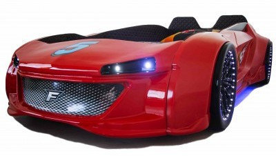 Акція на Детская кровать машина Fantasy Jaguar красная від Stylus
