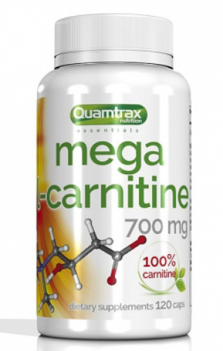 

Quamtrax Mega L-Сarnitine, 700 mg, 120 Capsules