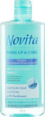 

Novita Make Up & Care Toner Тоник антибактериальный 200 ml