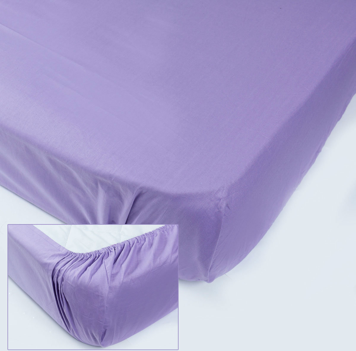 

Простынь на резинке SoundSleep 80х200 PR80R-Ran-160 Violet фиолетовая (91532794)