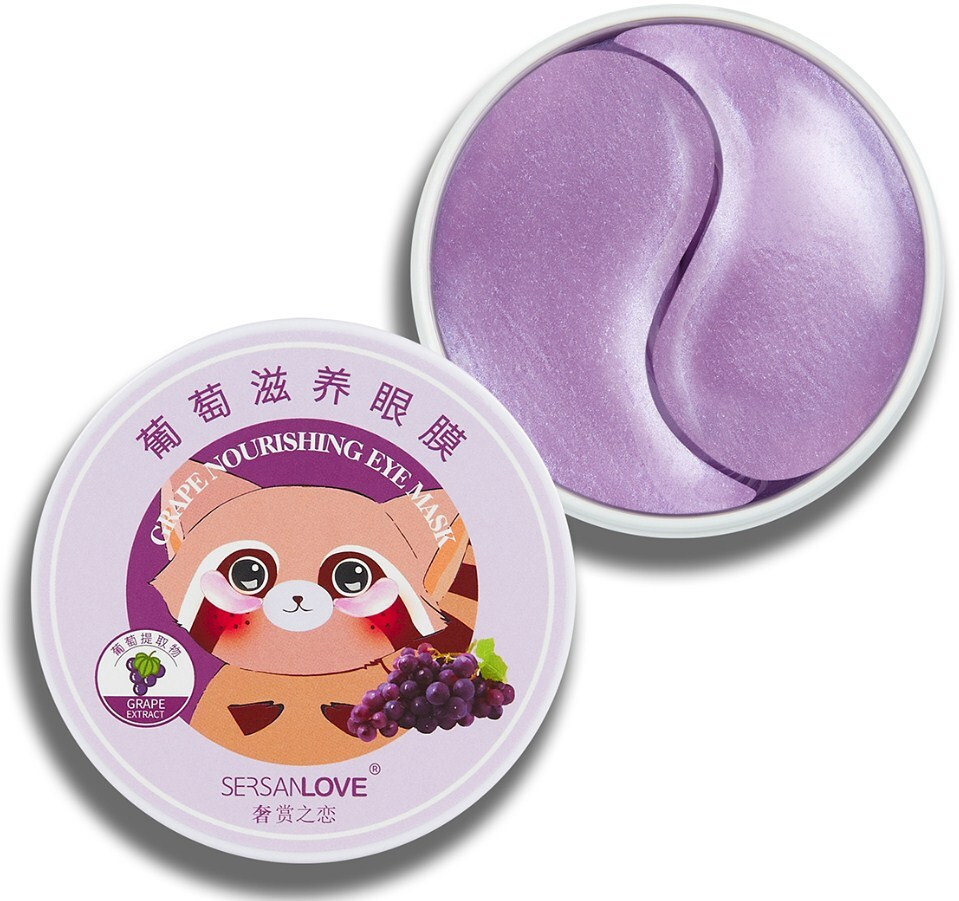 

Sersanlove Grape Nourishing Eye Mask Гидрогелевые патчи с экстрактом ягод винограда 60 шт.