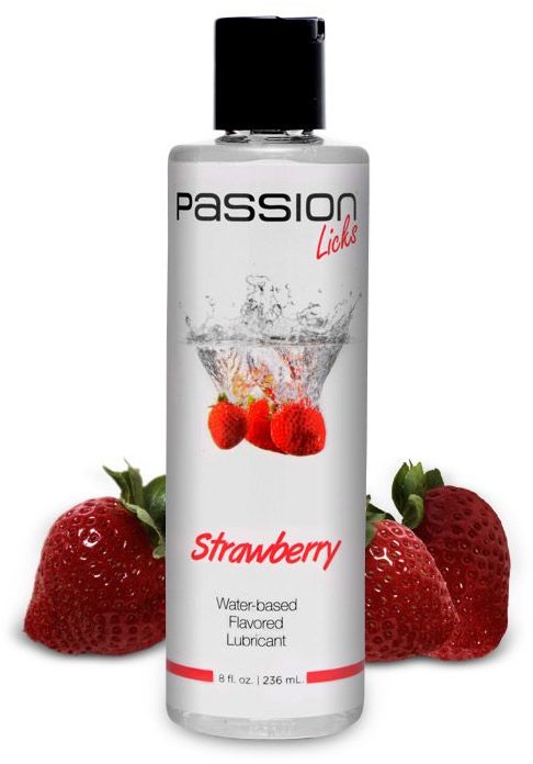 

Лубрикант Passion Licks Strawberry Water Based Flavored Lubricant, 236 мл