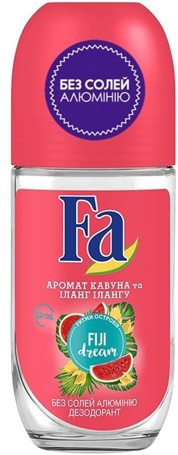 

Fa Дезодорант-ролик Ритмы островов Fiji Dream Аромат арбуза и иланг-иланга 50 ml