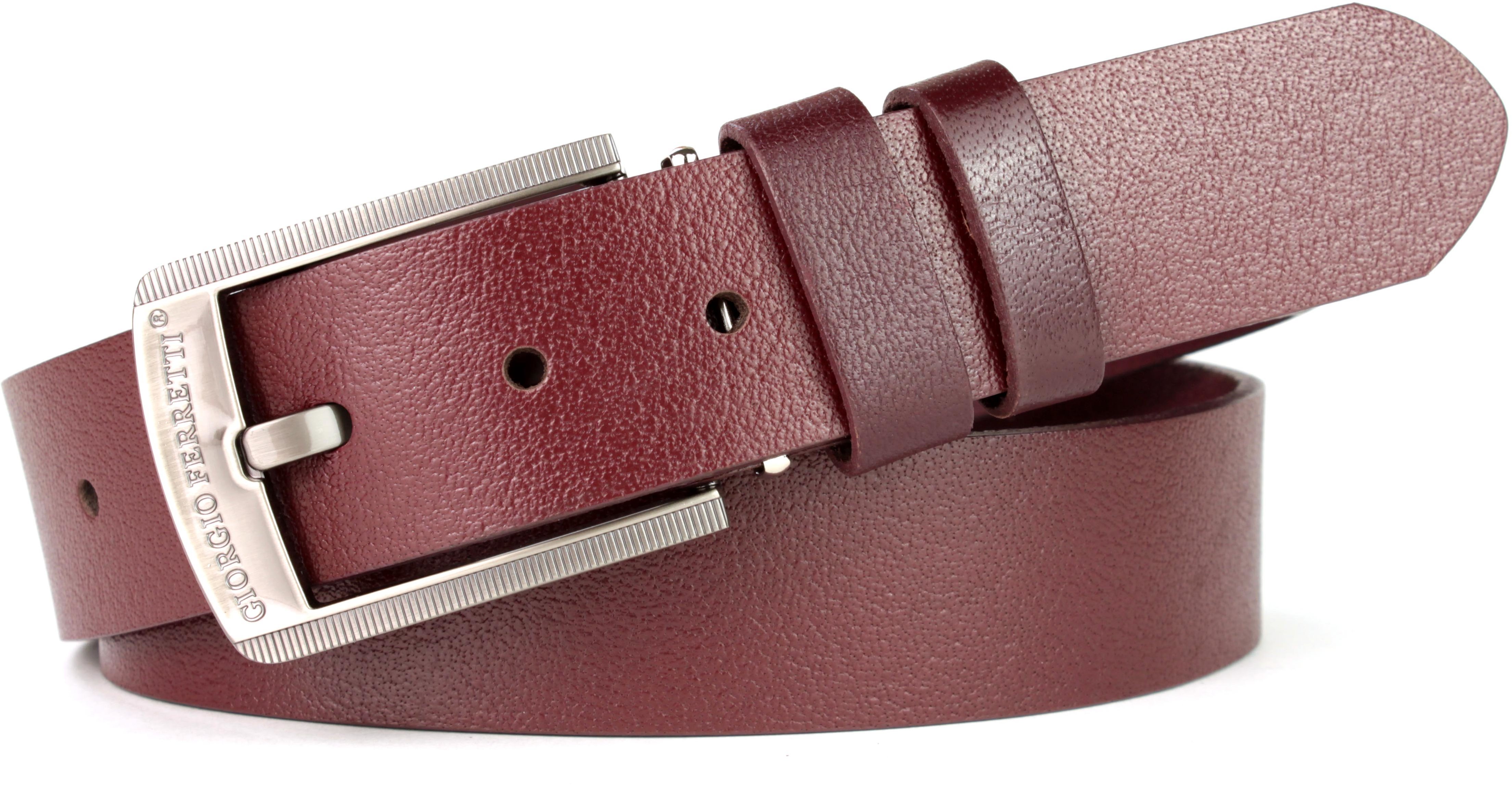 

Мужской ремень Giorgio Ferretti бордовый (GI-T-0056-1)