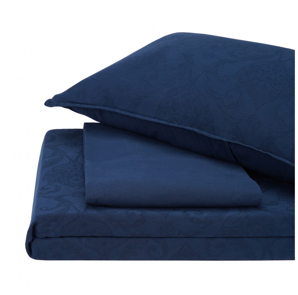 

SoundSleep Stonewash Jakard Dress Blue сатин-жаккард семейный темно-синий (93317917)