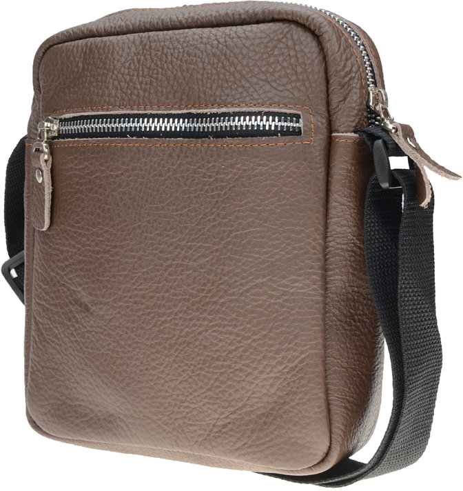 

Мужская сумка планшет Borsa Leather коричневая (10t1024-brown)