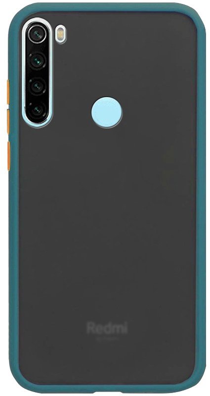 

Mobile Case Soft-touch with Color Buttons Marine Blue for Xiaomi Redmi 8 / 8A